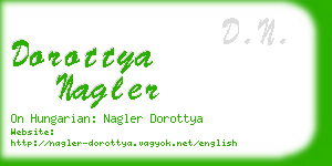 dorottya nagler business card
